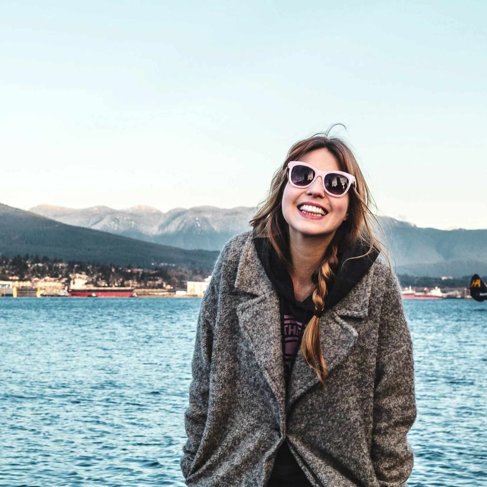 woman sightseeing